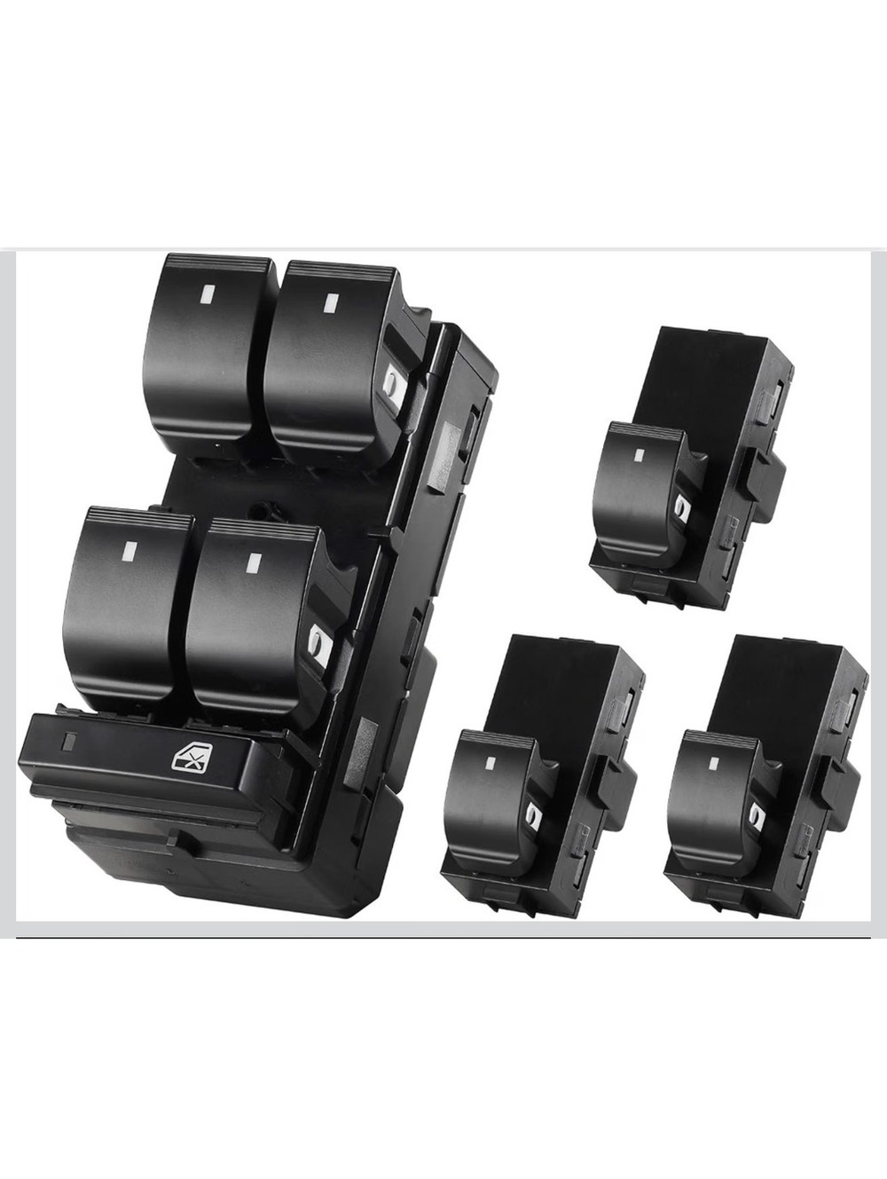 Complete Power Window Switch set 4 pcs for Chevy GMC Sierra Yukon Silverado +